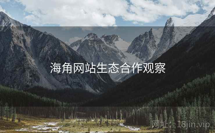 海角网站生态合作观察