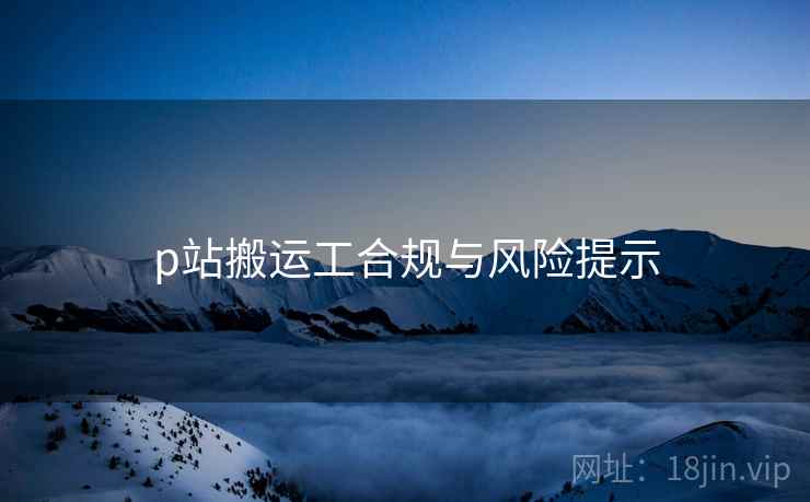 p站搬运工合规与风险提示