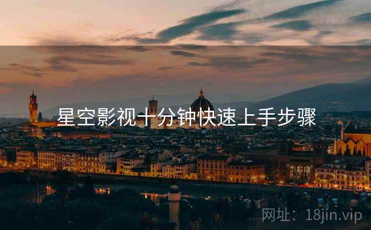 星空影视十分钟快速上手步骤